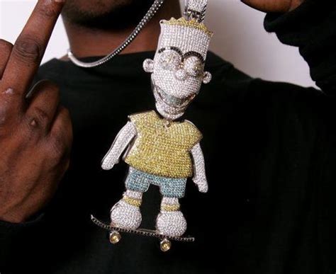 gucci simpson chain|D.I.Y. Gucci Mane's Bart Simpson Chain .